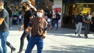 5 saatte 400 TL toplayan dilenci, bu kez zabıtaları görünce kaçtı