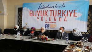 AK Parti Genel Merkez Kadın Kolları Başkanı Keşir, Nevşehir'de kadınlarla bir araya geldi