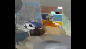 Azerbaycan polisi göz açtırmıyor: Sözde 'Dağlık Karabağ Cumhuriyeti' bayrağı kazındı