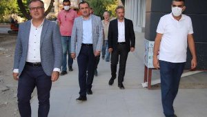 Başkan Özdoğan'dan aile sağlığı merkezi incelemesi