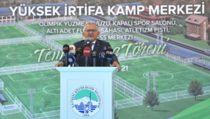 Büyükkılıç'tan 75 milyon TL'lik Erciyes yüksek irtifa kamp merkezi