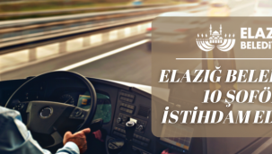 Elazığ Belediyesi Ulaşım A.Ş. 10 şoför istihdam edecek