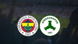 Fenerbahçe Giresunspor maçı ne zaman, hangi kanalda, saat kaçta? FB muhtemel 11’ler..