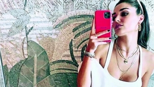 Hande Erçel yine tarzını konuşturdu