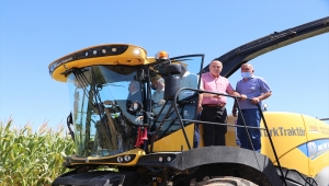 Karaman DSYB'nin hizmete aldığı biçerdöver çalışmaya başladı