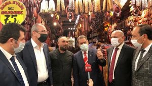 Kayseri'de en güzel vitrine sahip pastırmacıya ödül