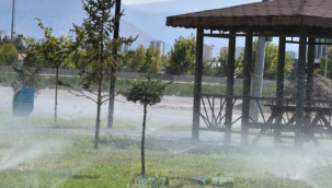 Kocasinan Belediyesi, otomatik sulama sistemiyle su ve enerji tasarrufu sağlıyor