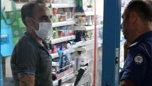 Market çalışanına tabanca doğrultup, 400 TL'yi alarak kaçtı