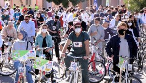 Sağlık çalışanları, 'Doktorlar Bisiklet Turu'nda pedal çevirdi