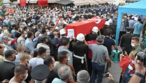 Şehit Piyade Sözleşmeli Er Ömer Faruk Erdem, Konya'da son yolculuğuna uğurlandı