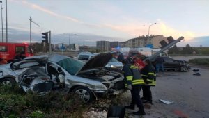 Sivas'ta trafik kazasında 1 kişi öldü, 4 kişi yaralandı