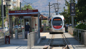 Talas Raylı sistem hattı yeniden devrede