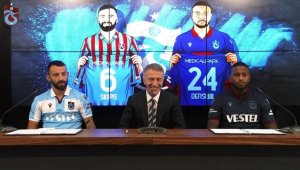 Trabzonspor'da Siopis ve Denswill için imza töreni düzenlendi