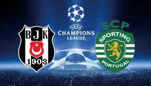 Beşiktaş Sporting Lizbon Şampiyonlar Ligi maçı ne zaman, saat kaçta, hangi kanalda?