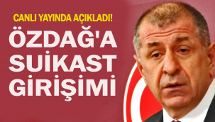 Canlı yayında açıkladı! Ümit Özdağ'a suikast girişimi
