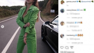 Gamze Erçel kendini böyle ödüllendirdi