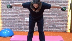 Kayak tutkunları yeni sezona egzersiz yaparak hazırlanıyor