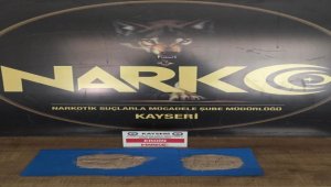 Kayseri'de yolcu otobüsünde 110 gram eroin ele geçirildi