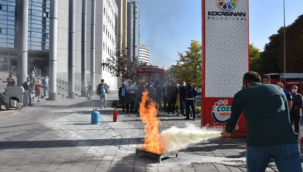 Kocasinan'da gerçeğini aratmayan tatbikat