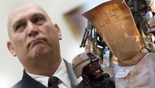 Mehmetçik‘in başına çuval geçirmişti