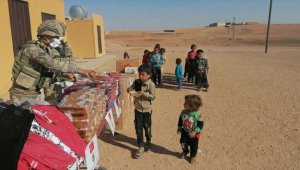 MSB'den Barış Pınarı bölgesindeki ihtiyaç sahiplerine yardım