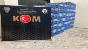 Niğde'de kamyonda 3 milyon 70 bin makaron ele geçirildi