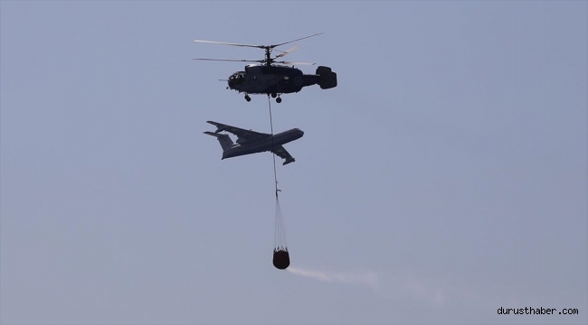 Orman yangınlarıyla mücadelede helikopter ve uçak sayısı artıyor