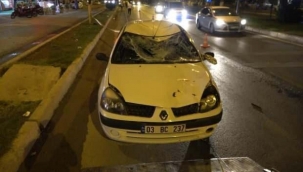 Otomobilin çarptığı bisikletli genç ağır yaralandı