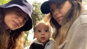 Öykü Karayel ikizi ve oğlunu paylaştı