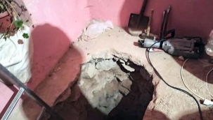 Polisten suçüstü! Metrelerce derinliğe kazmış