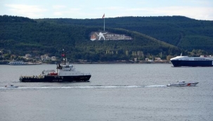 Rus askeri römorkörü, Çanakkale Boğazı'ndan geçti