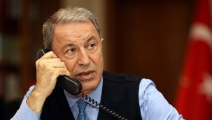 Son dakika... Milli Savunma Bakanı Hulusi Akar, ABD'li mevkidaşı ile görüştü