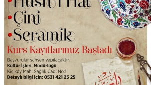 Talas'ta yeni kurslar 