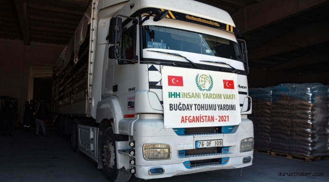 Türkiye’den Afganistan’a yardım: 100 ton buğday tohumu gönderildi