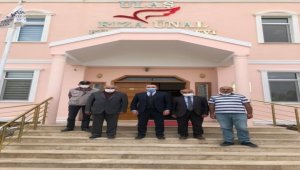 Ulaş Kaymakamı Sözen, İlçe Ziraat Odası ile Cemevi'ni ziyaret etti