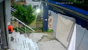 Ümraniye'de motosiklet hırsızlığı! Anbean kaydedildi