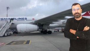 Ünlü oyuncu paylaştı! Havada büyük panik