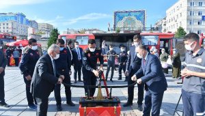 Vali Günaydın ve Başkan Büyükkılıç, itfaiye etkinliklerine katıldı