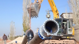 Aksaray'da altyapı çalışmaları devam ediyor 