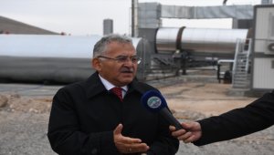 Başkan Büyükkılıç, yeni asfalt plenti inşaatında incelemelerde bulundu