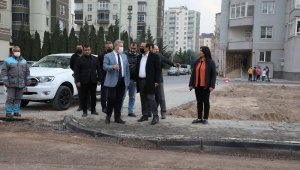 Başkan Palancıoğlu, Yıldırım Beyazıt Mahallesi'nde yapılan çalışmaları inceledi