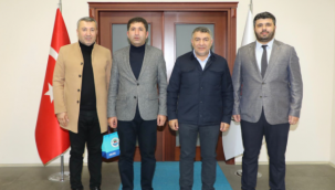 Başkan Şayir, Sivas Zara Belediye Başkanı Çelik’i ağırladı