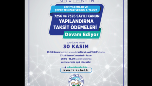 Başkan Yalçın'dan vergide son gün hatırlatması