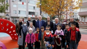 Bursa İnegöl'de parklar güvenli 