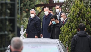 Cumhurbaşkanı Erdoğan, cuma namazını Hz. Ali Camisi'nde kıldı