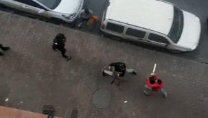 Esenyurt'ta ilginç kavga! Testereli saldırganın kafasına sandalye vurdu