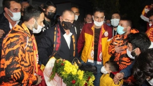 Galatasaray'a Malatya’da coşkulu karşılama