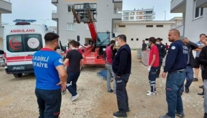 Geri manevra yapan vincin altında kalan inşaat bekçisi öldü