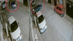 Hareketli anlar! Bekçilerden kaçarken ortalığı birbirine kattı