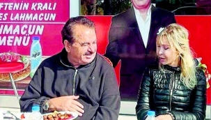 İbrahim Tatlıses ve Ayşegül Yıldız'ın kebap keyfi